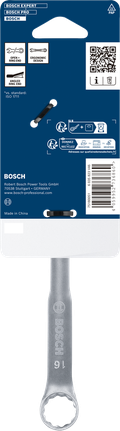 Kunci kombinasi Bosch 16 mm krom vanadium.